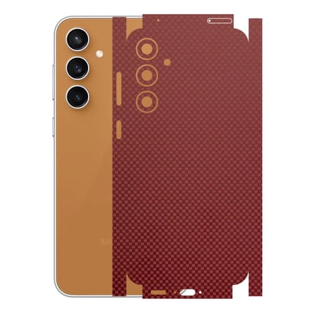 Kapps Samsung S23 FE ile Uyumlu Fiber Serisi Premium Kaplama 360