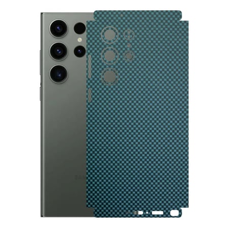 Kapps Samsung S23 Ultra ile Uyumlu Fiber Serisi Premium Kaplama 360