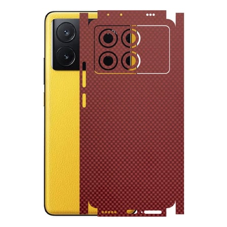 Kapps Poco X6 Pro ile Uyumlu Fiber Serisi Premium Kaplama 360