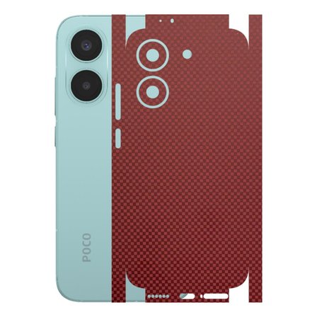 Kapps Poco X8 Pro ile Uyumlu Fiber Serisi Premium Kaplama 360