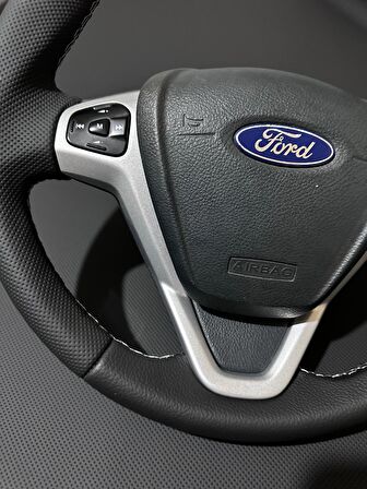 FORD FİESTA ARACA ÖZEL DİKMELİ DİREKSİYON KILIFI(FABRİKASYON DERİSİZ PLASTİK DİREKSİYON)