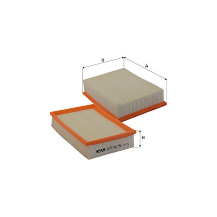 Fıl Hp2009 Hava Filtresi Escort V Vı Vıı 1.6 1.8 95>99 Orıon III 1.6 1.8D 90>92