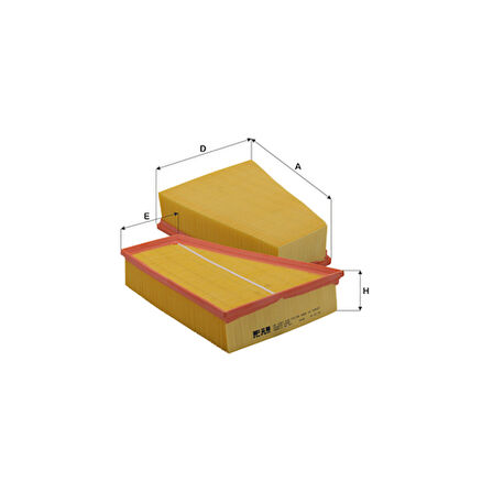 Fıl Hp2257 Hava Filtresi Galaxy Mondeo IV S Ma1.6 Eco 1.6Tı 2.0 Eco 1.6Tdcı 1.8Tdcı 2.0Tdcı 07 > Volvo S80 II V70 III 2.0Tdı 06>