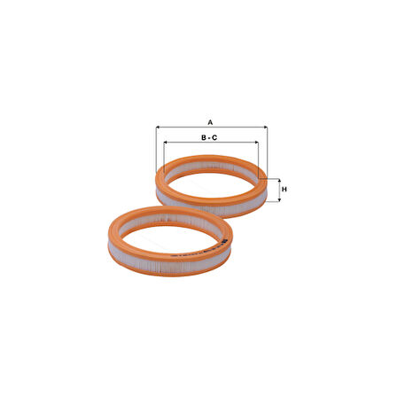 Fıl Hpu4371 Hava Filtresi Ford Fıesta III 1.2