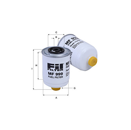 Fıl Mf999 Mazot Filtresi Transıt Turbo T12 T15 2.5Dı 2.5Td 97>00