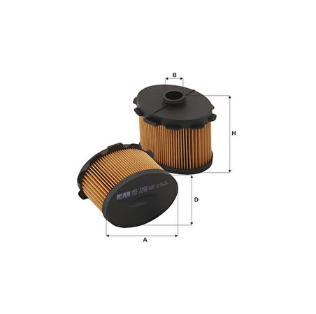 Fıl Mfe1332 Mazot Filtresi Partner P206 P306 Berlıngo Jumpy Xsara Scudo Dw8 Dw8B (01 08) Corolla 00 02 1.9D 97