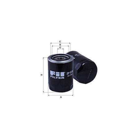 Fıl Zp3134 Yağ Filtresi Jsb Ym Fn1215