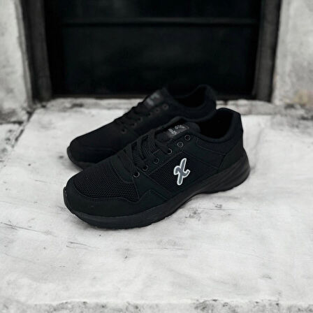 SİYAH KADIN GÜNLÜK FİLE MODELLİ SPOR AYAKKKABI