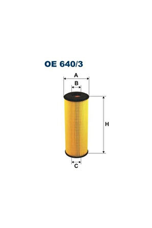 Yag Fıltresı W202 94>00 C208 97>00 W124 93>95 W163 98>05 W140 93>98