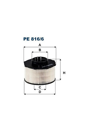 Psa Mazot Filtresi 2008-208-3008 II-301-308 II-5008 II-508-Partner-Berlingo-C3 III-C4 Cactus-C4 Pica