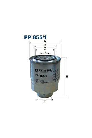 Yakıt Fıltresı Toyota Corolla 1.4 D4D 2007-2012 Aurıs 1.4 D4D 2007-2018 Avensıs 2007-> Rav4
