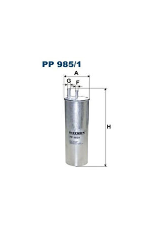 Yakıt Fıltresı (Mazot) Volkswagen Transporter T5 03>09 2.5 Tdı