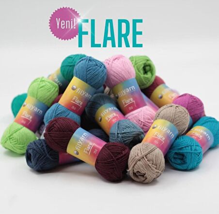 Flare Örgü İpi, Amigurumi ipi, Punch ipi, Bebek ipi, Hırka ipi, Kazak ipi, Motif ipi, Şal ipi