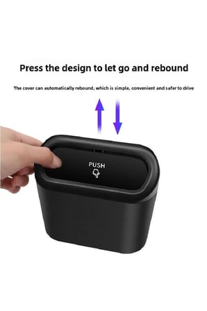 Araba Kapısı Koltuk Klipsi Stand Tutucu Kit Siyah Kare Basmalı Kapaklı Mini