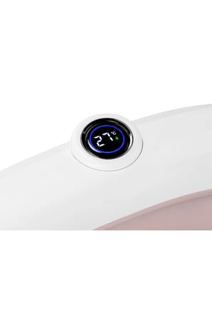 Yeni Termometreli Katlanır Bebek Küveti 45 Lt. 3 Lü Set Pembe