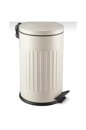 Living Vintage Çöp Kovası - Krem - 16 Lt
