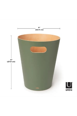 Woodrow Çöp Kovası 2 Galon (7,5 L) Kapasiteli Yeşil