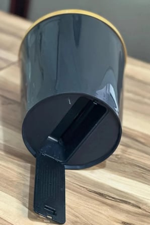 Pratik Çöp Kovası 6 Lt Siyah