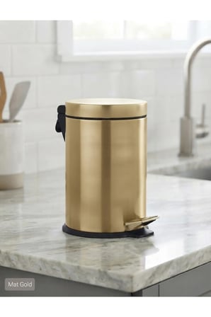 Mutfak /Banyo Pedallı Çöp Kovası 5 lt