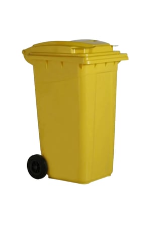 120 Lt Çöp Ve Atık Konteyner Kutusu Sarı
