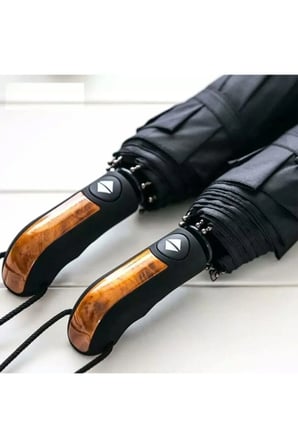 10 Telli Otomatik Siyah Şemsiye