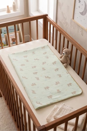 Müslin Bebek Battaniyesi 80X90 Cm  Pamuklu Nefes Alabilen