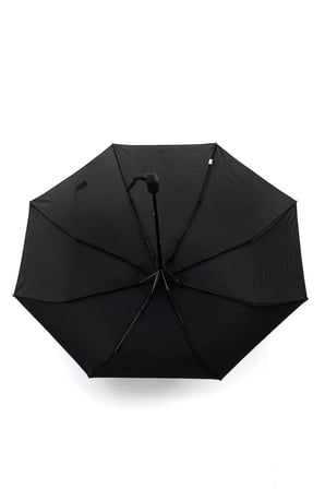 Unisex Siyah Otomatik 8 Telli Dayanıklı Şemsiye