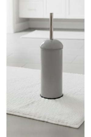 Metal Bon Kapak Tuvalet Fırçası Gri Wc fırçası Lüx Tuvalet fırçası Metal tu