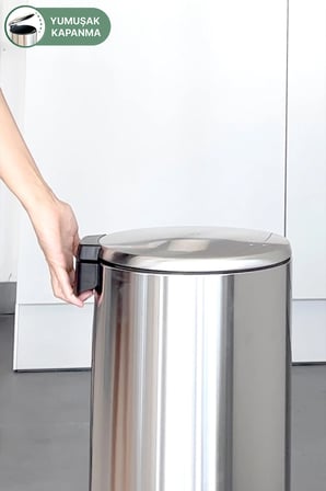 Cigo Pedallı Çöp Kovası 20 Lt İç Kısım Siyah