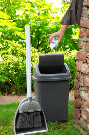 Banyo Mutfak Çöp Kovası 20 Litre Fantazi Kapaklı Çöp Kovası Atık Kutusu Caf