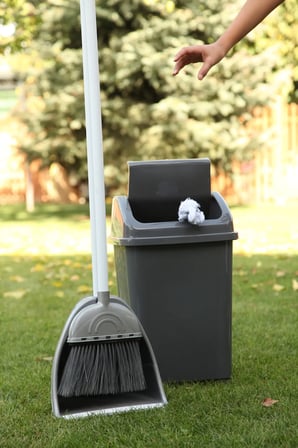 Banyo Mutfak Çöp Kovası 20 Litre Fantazi Kapaklı Çöp Kovası Atık Kutusu Caf
