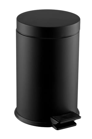 3 Litre Siyah Pedallı Pratik Çöp Kovası