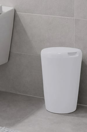 Bino 6 LT Banyo Mutfak Tezgah Üstü Çöp kovası - Beyaz
