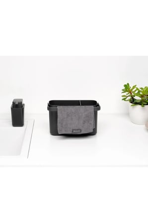 SINKSIDE DARK GREY TEZGAH ÜSTÜ TEMİZLİK KUTUSU