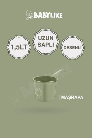 Soft Touch Bebek Banyo Seti | Bebek Küveti, 13 lt Kova,1,5 lt Maşrapa