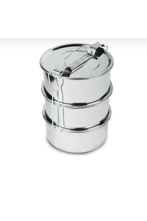 Tek Kişilik 3’lü Sefer Tası 12 Cm Çapında