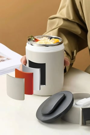 580 ml Yemek Termosu Yemek Taşıma Saklama Sefer Tası Mama Saklama