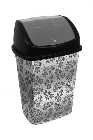 Desenli Klik Çöp Kovası 10 Litre
