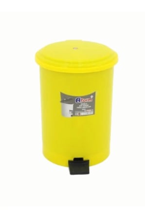 Aform No:5 50 Litre Sarı Pedallı Çöp Kovası