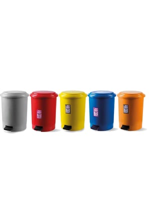 Aform No:5 50 Litre Sarı Pedallı Çöp Kovası