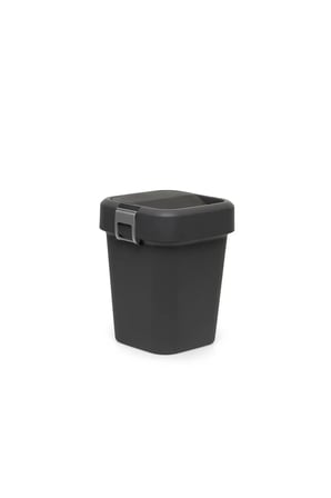Motek COB-410 Comfort Dustbin 8 Litre Çöp Kutusu Kovası Siyah-Antrasit