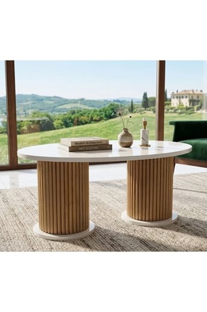 Bohem sehpa Mdf malzemeli orta sehpa çay sehpa 90cm 68cm