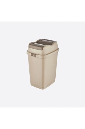 10 LT Sallanan Kapaklı Çöp Kovası Kilitlenebilir Kapaklı Mini Çöp Kutusu Mu