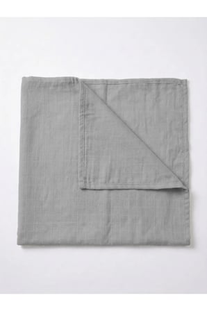 %100 Pamuk Bebek Müslin Örtü 80x80 cm Bebek Battaniyesi Tek Katlı Müslin, K