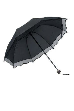 Siyah Dantelli Kadın Şemsiyeleri