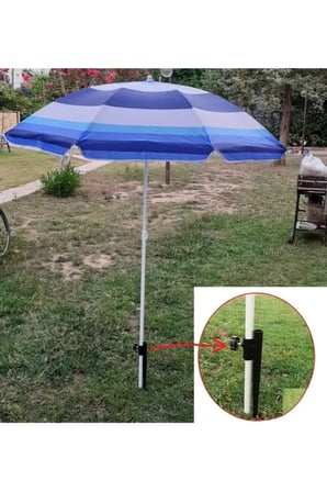 Plaj Deniz Bahçe Balkon Piknik Kamp Şemsiyesi 180cm 2li Set