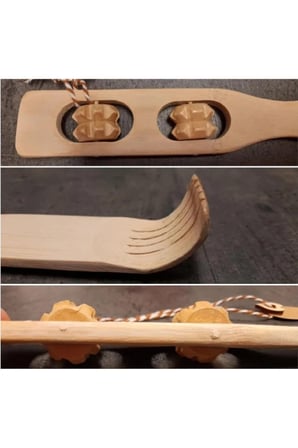 Doğal Bambu Kaşınma ve Masaj Sopası, Rahatlatıcı ve Doğal Güzellik İçin
