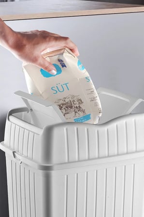 10Lt. Çift Kapaklı Çöp Kovası, Mutfak ve Banyo İçin Çöp Kutusu