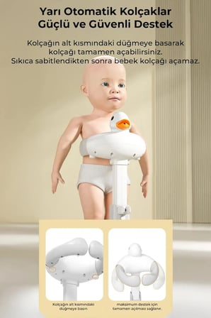 Bebek Yıkama Yardımcısı Ayarlanabilir Yükseklikli Ergonomik Bebek Banyo Örd