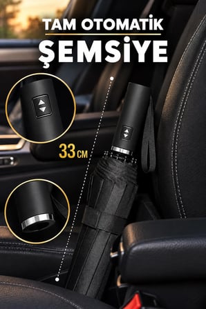 Tam Otomatik Aç Kapa Unisex Rüzgara Dayanıklı Şemsiye